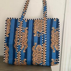 BRAND NEW Indian Handmade Quilted Shopping Tote Bag Women’s Beach Wear Bag